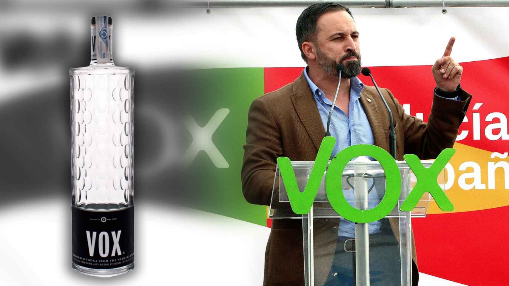 El vodka Vox arrasa en Cataluña.