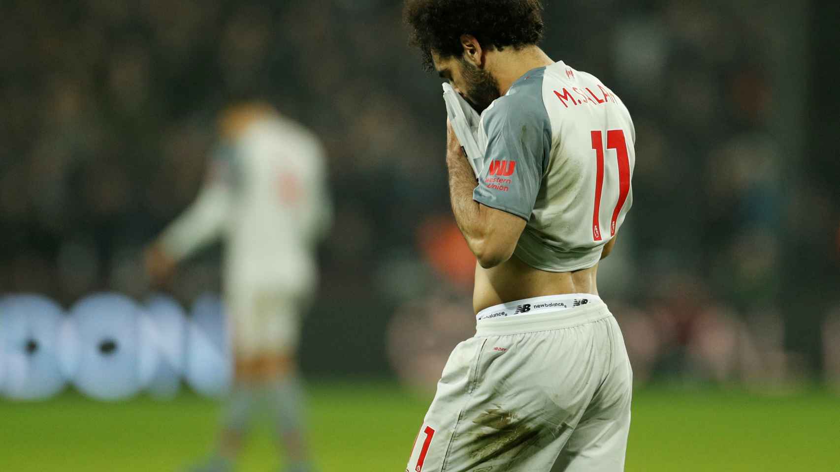 Salah en el choque frente al West Ham
