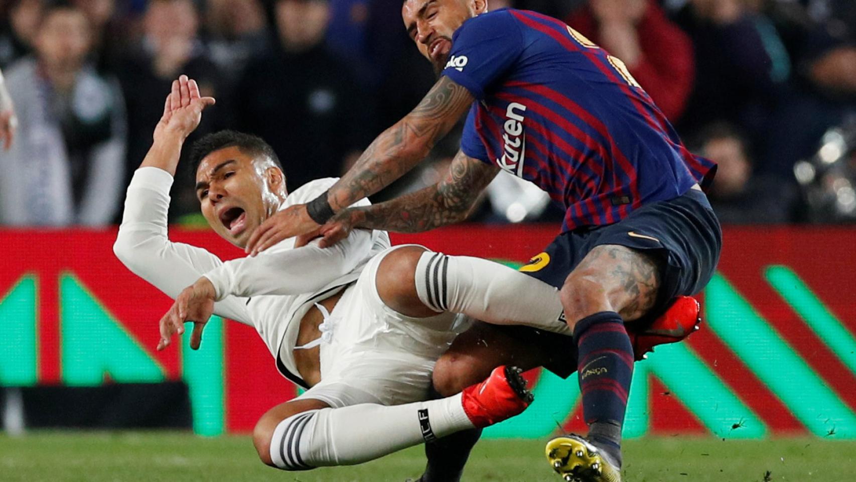 Partido De Copa Del Rey Barcelona Vs Real Madrid
