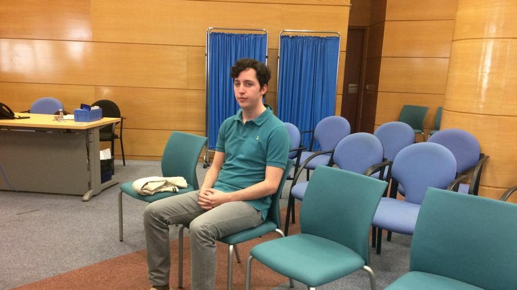 Francisco Nicolás Gómez Iglesias durante su juicio por calumnias al CNI, del que salió absuelto.