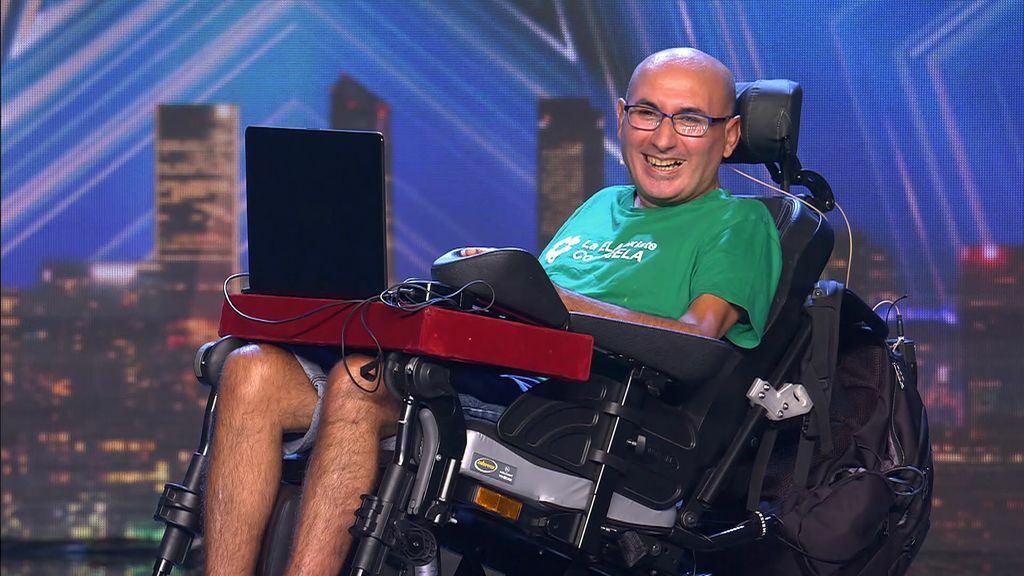 José Robles sobre el escenario de 'Got Talent'