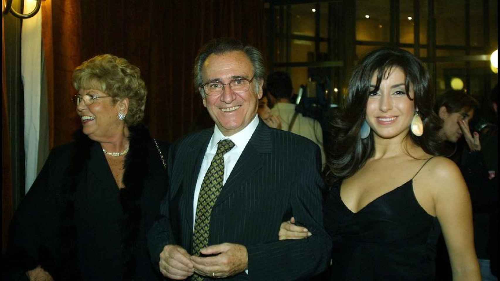 Manolo Escobar, su mujer Anita Marx y su hija Vanessa.