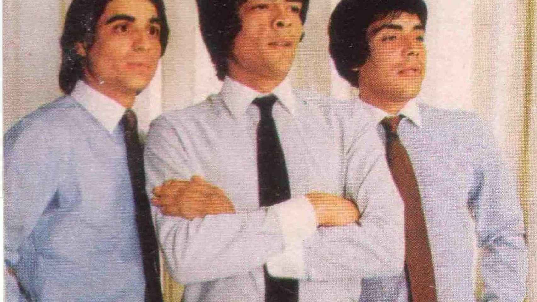 Enrique, José y Juan, trío de Los Chunguitos.