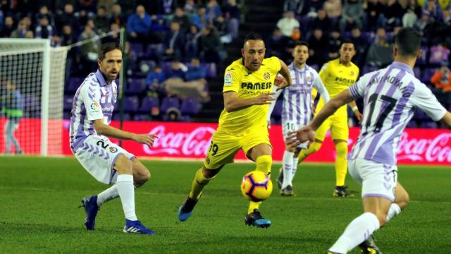 Cazorla, en un momento del partido