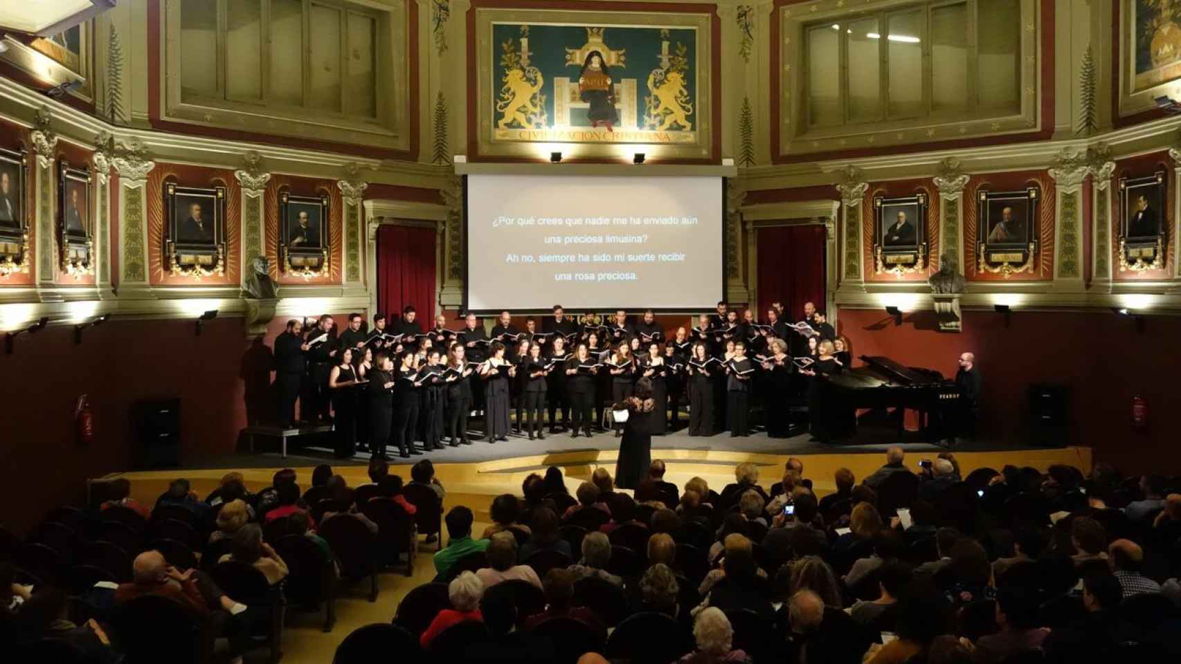 Uno de los conciertos del curso, celebrado en el Ateneo de Madrid.