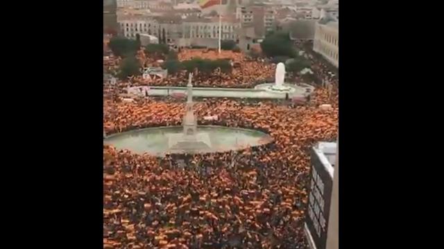 45.000 o 200.000: el vídeo que pone en duda las cifra de la Policía y los organizadores