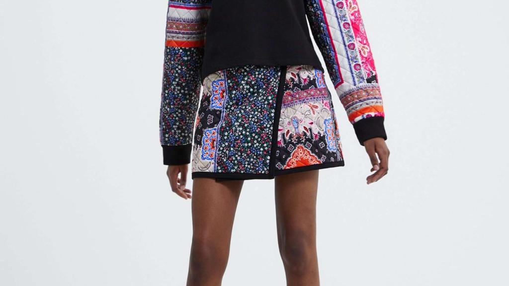 Una minifalda de Zara.