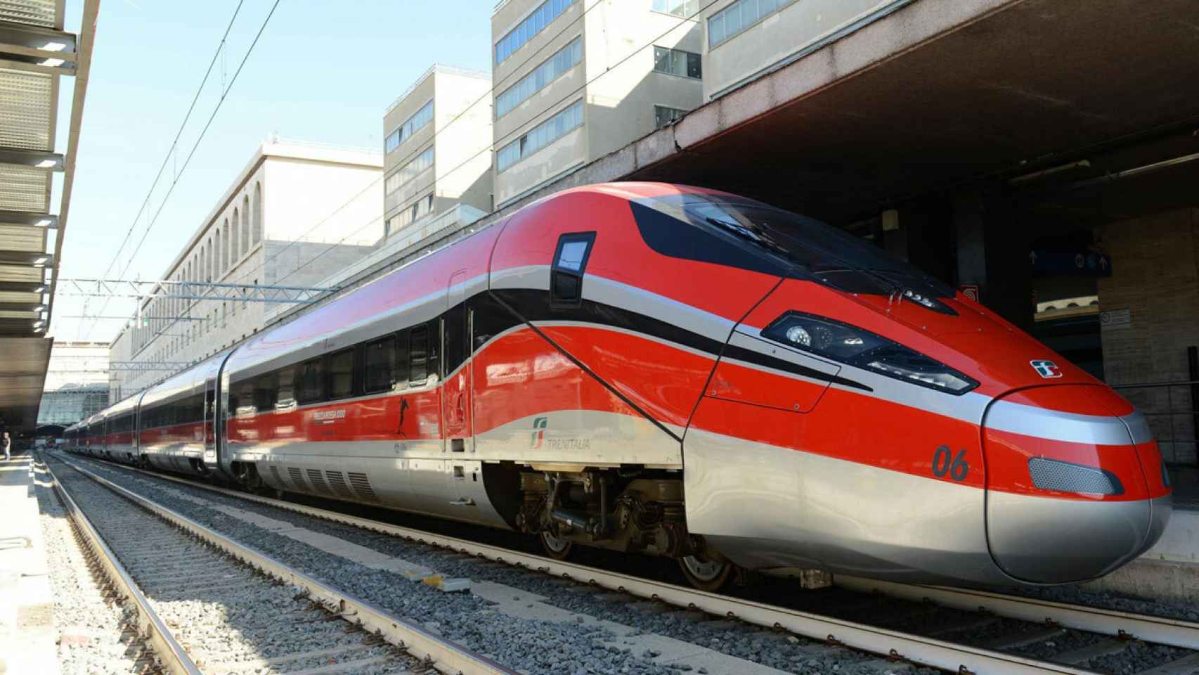 El Frecciarossa 1000, tren de alta velocidad de Trenitalia.