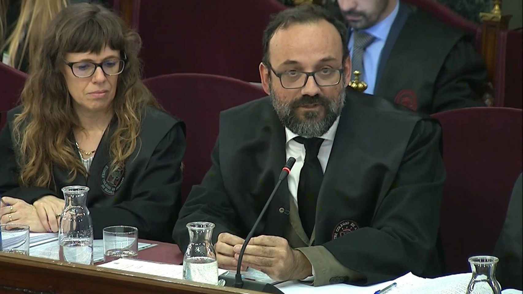 El abogado de Jordi Cuixart, Benet Salellas.
