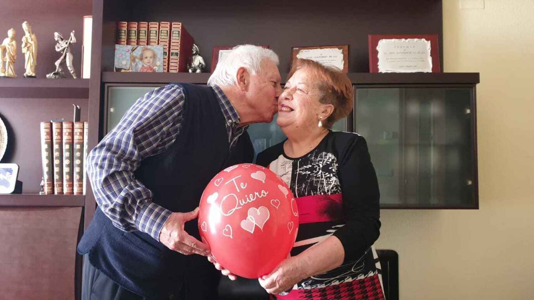 José Antonio y Mercedes comparten su vida desde hace 60 años.