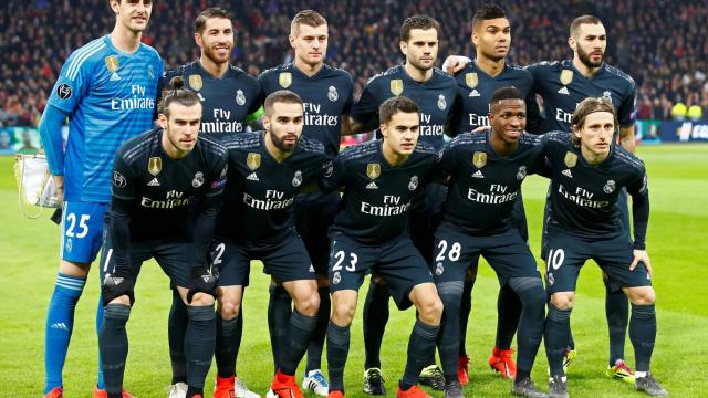 Alineación del Real Madrid frente al Ajax