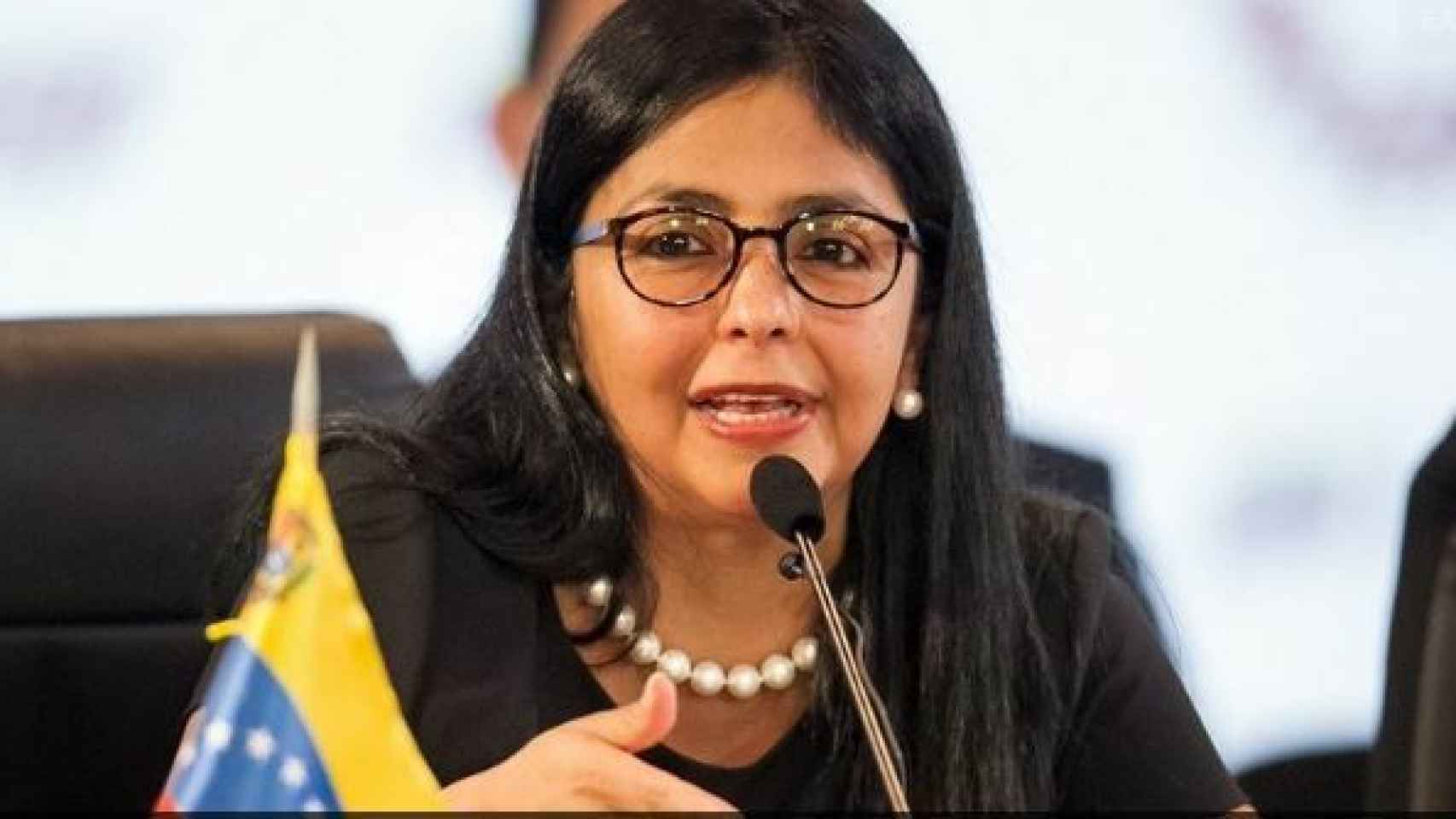 Delcy Rodríguez, vicepresidenta de Venezuela.