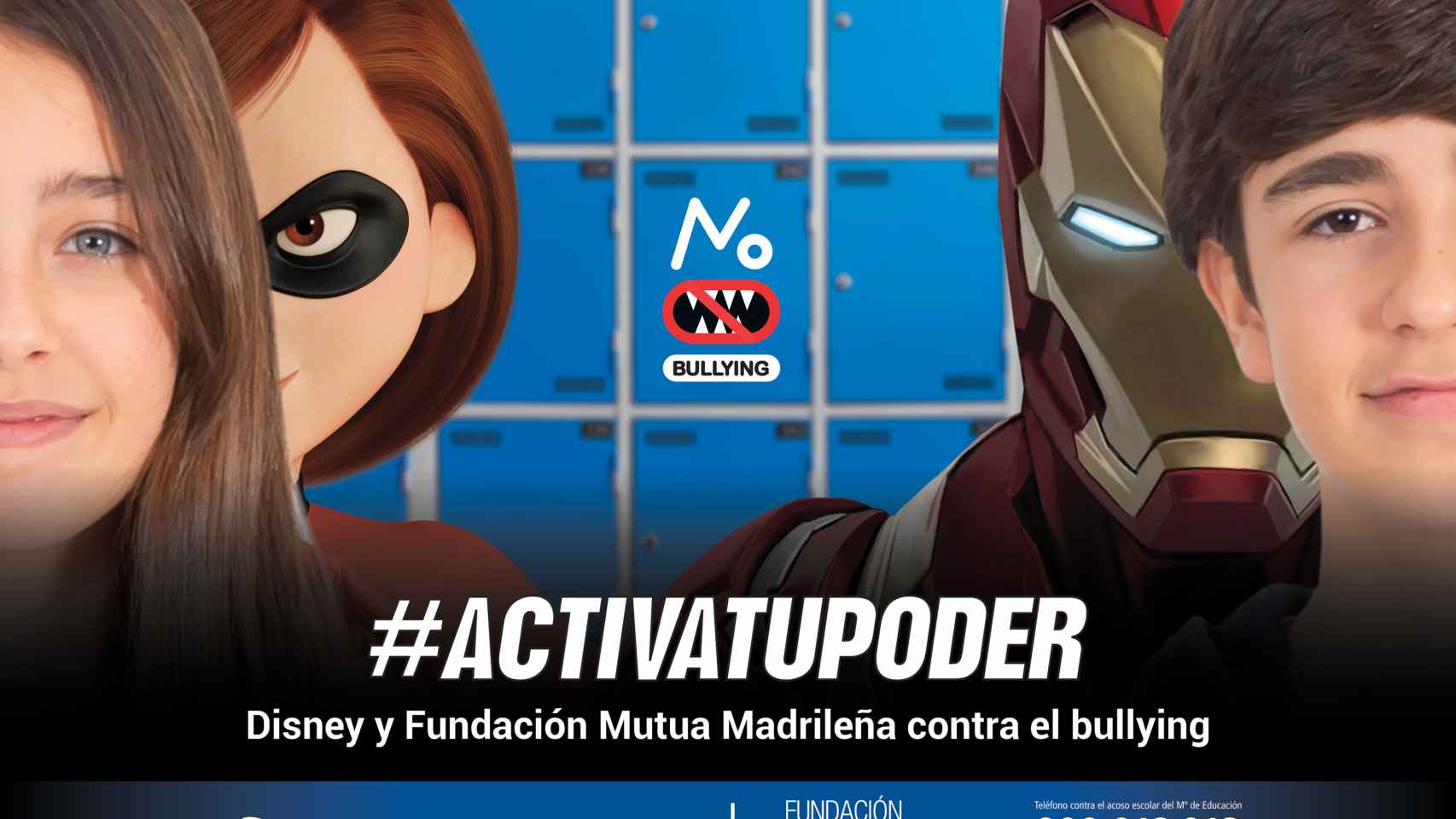Imagen de la campaña ActivaTuPoder. Foto: Fundación Mutua Madrileña y Disney