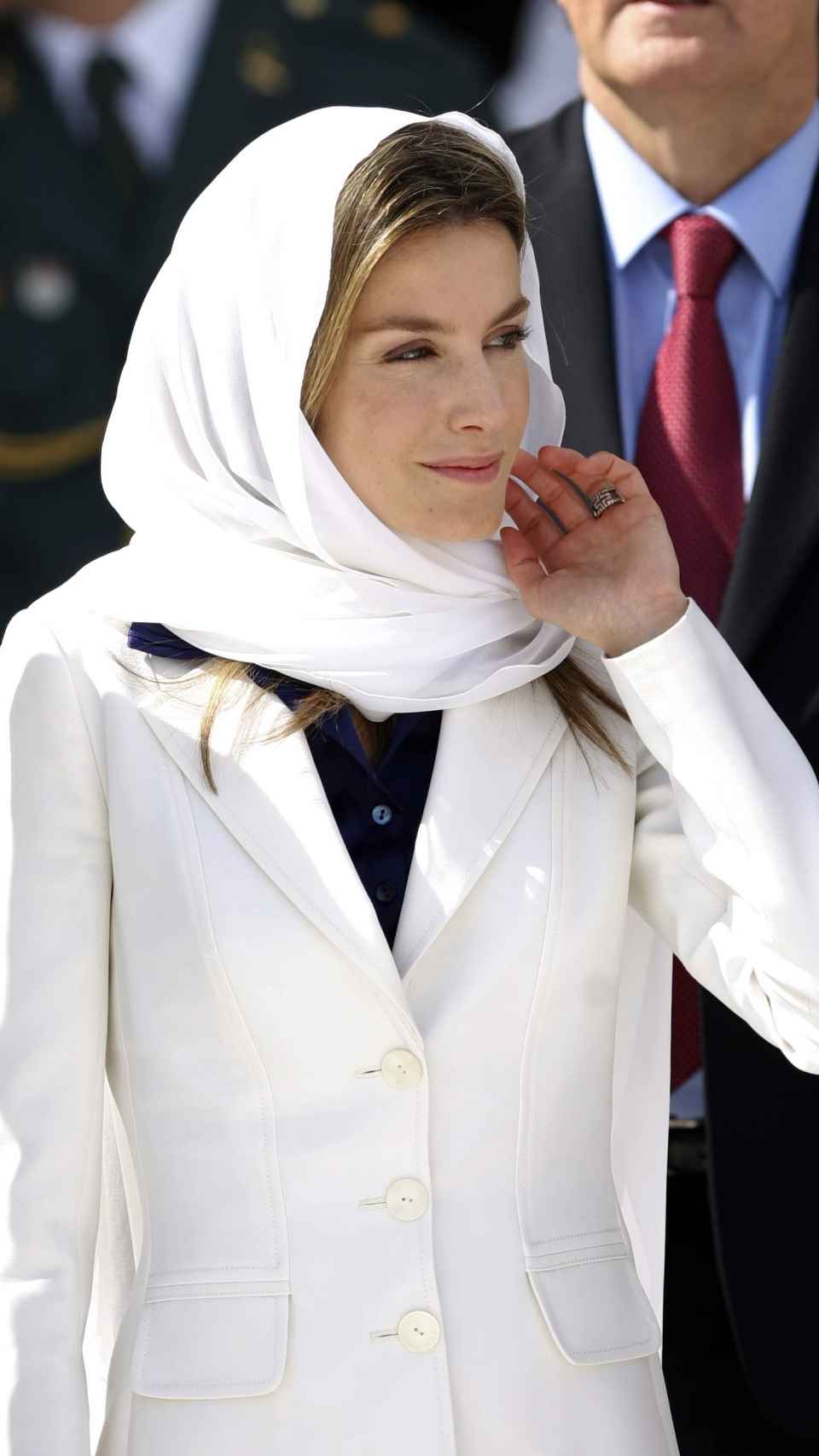 Letizia en su visita a los Emiratos Árabes en el año 2010.