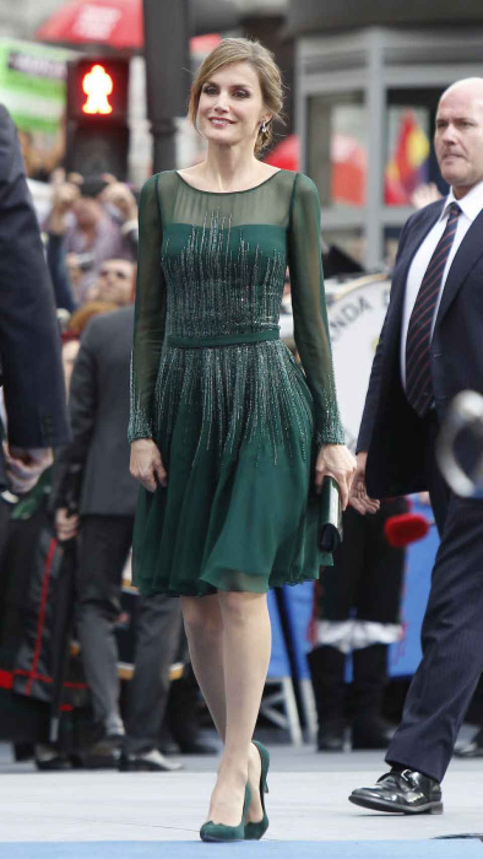 La reina Letizia en los entonces premios Príncipe de Asturias en el año 2013.