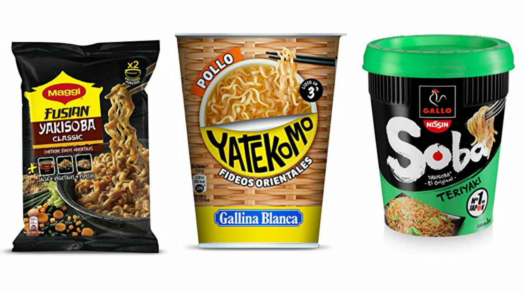 Yatekomo es la marca que abarca una mayor cuota de mercado en la actualidad.