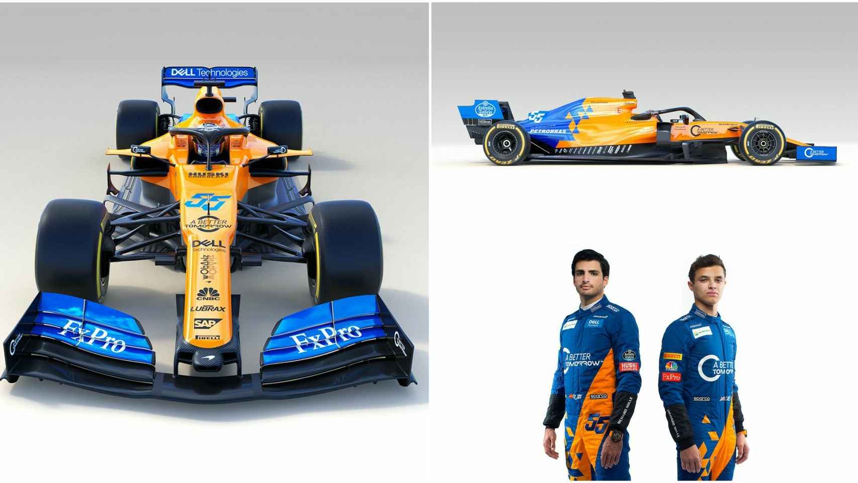 MCL34: así es el nuevo McLaren de Carlos Sainz para el Mundial de F1
