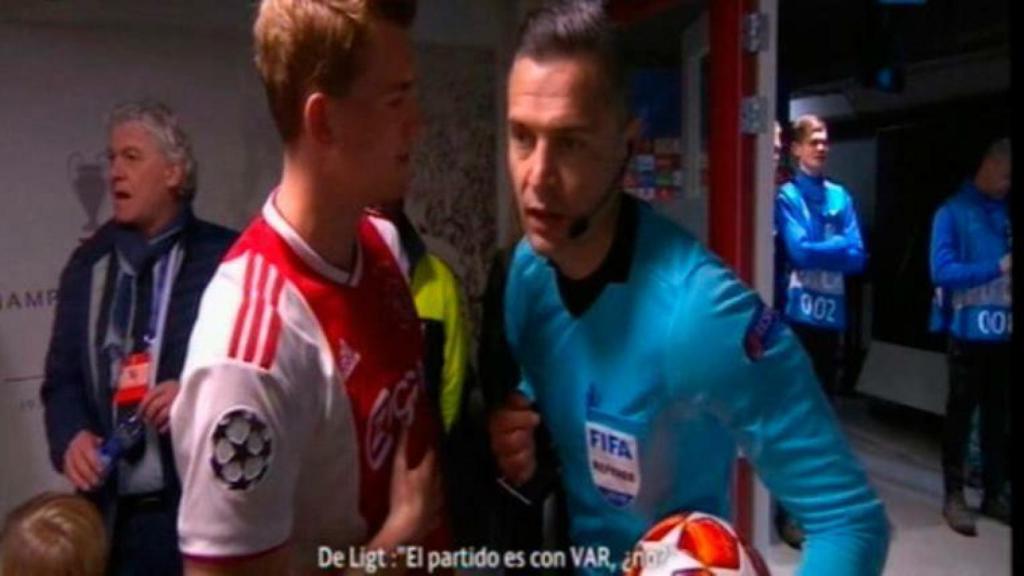 De Ligt antes de jugar contra el Real Madrid: El partido es con VAR, ¿no?