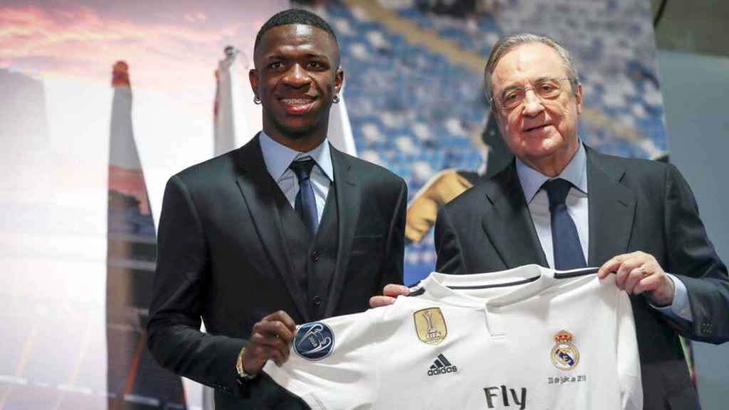 Vinicius, presentado como nuevo jugador del Real Madrid