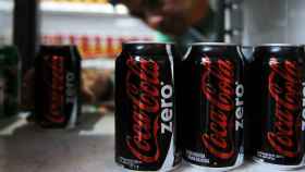 Varias latas de Coca-Cola Zero.