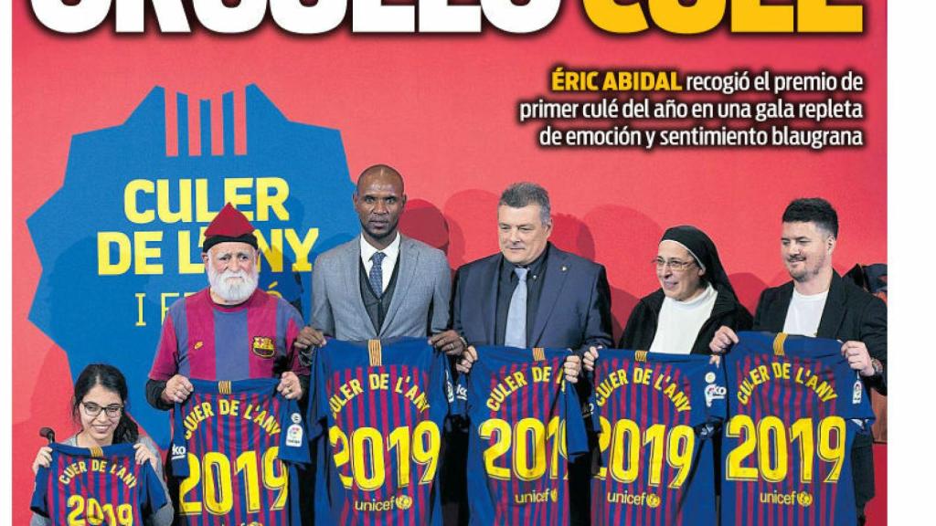 La portada del diario (15/02/2019)