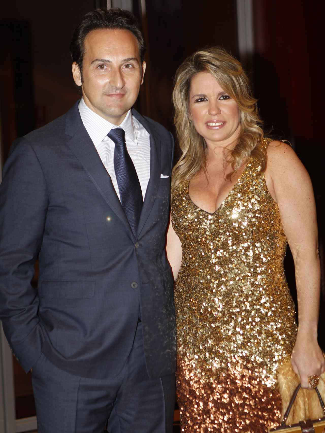 Iker y Carmen, en la 43º edición de la Antena de Oro en 2015.