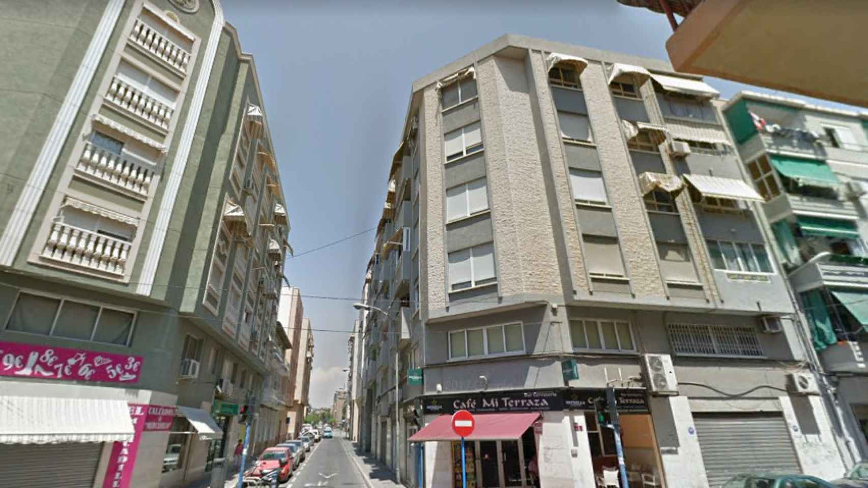 La calle de Alicante donde tuvieron lugar los hechos.