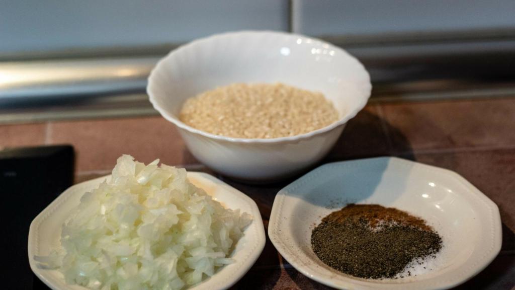 Arroz, cebolla, canela y pimentón: algunos de los ingredientes para una morcilla aragonesa