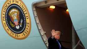 El presidente de los Estados Unidos, Donald Trump, sale de Washington a bordo del Air Force One.