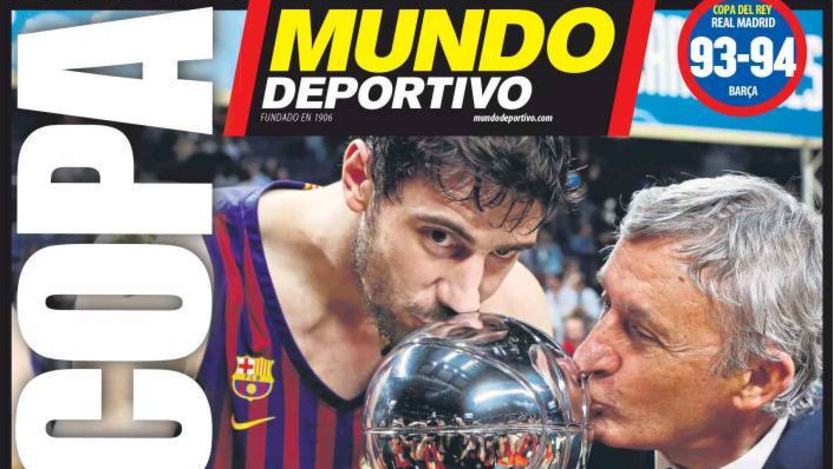 Portada de Mundo Deportivo (18/02/2019)