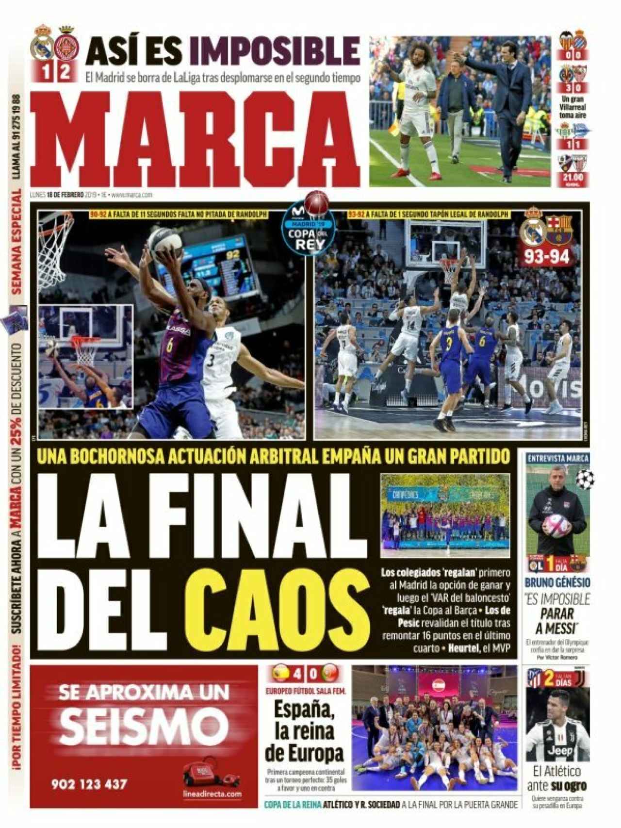 Portada de Marca (18/02/2019)