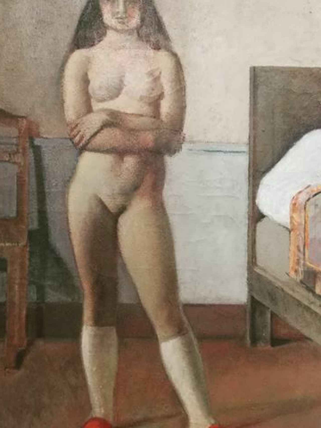 Desnudo en la silla, Balthus. Museo Thyssen.