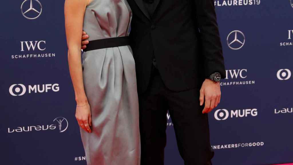 Novak y Jelena Djokovic en la gala de los premios Laureus