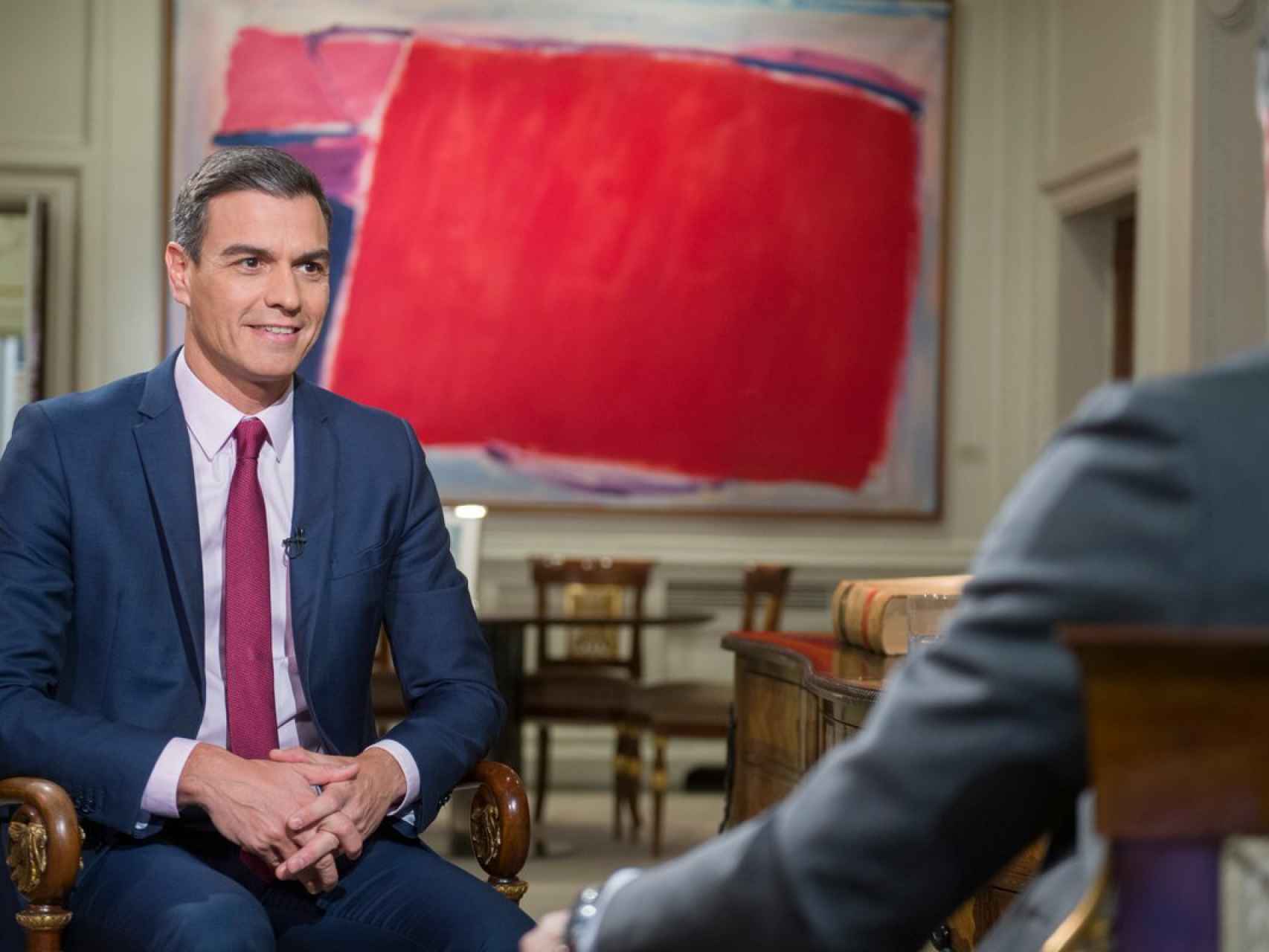 Pedro Sánchez, presidente del Gobierno, entrevistado en TVE.