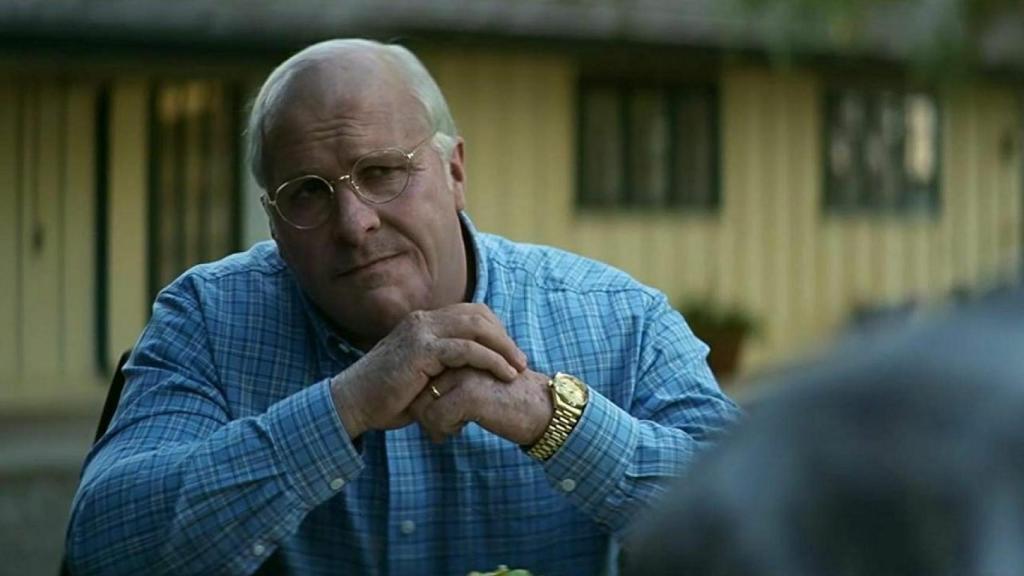 Christian Bale en El vicio del poder.