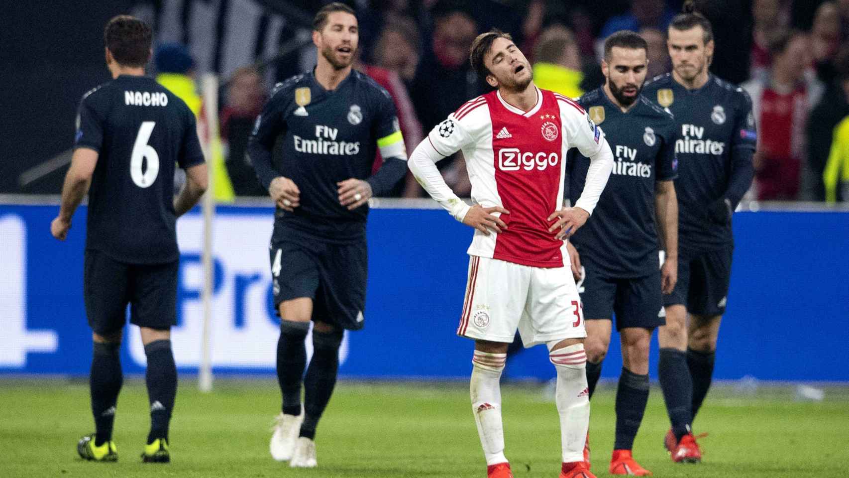 Ajax de Ámsterdam-Real Madrid, partido de ida octavos de final de Champions League.