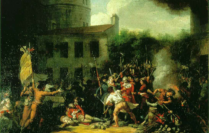 Charles Thévenin: <em>Toma de la Bastilla</em>, 1793