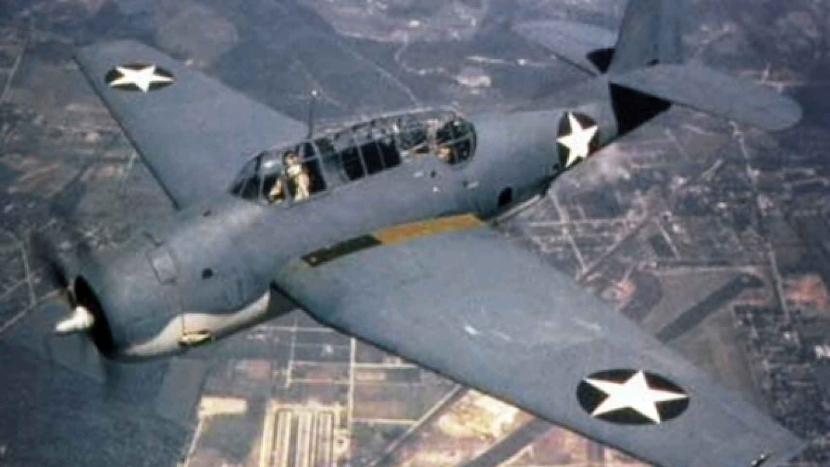 Un bombardero Grumman TBM Avenger.