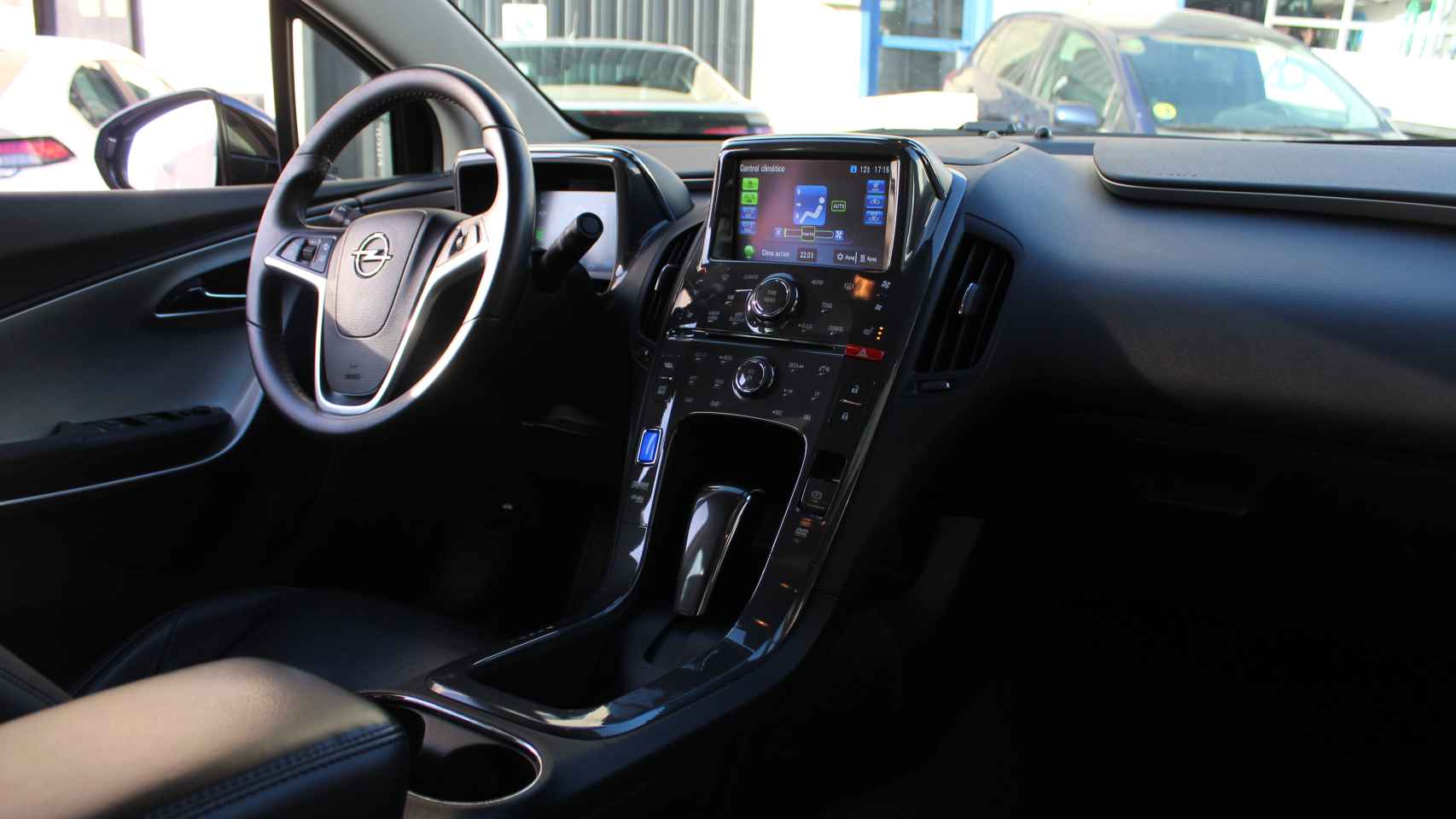 Interior del Opel Ampera