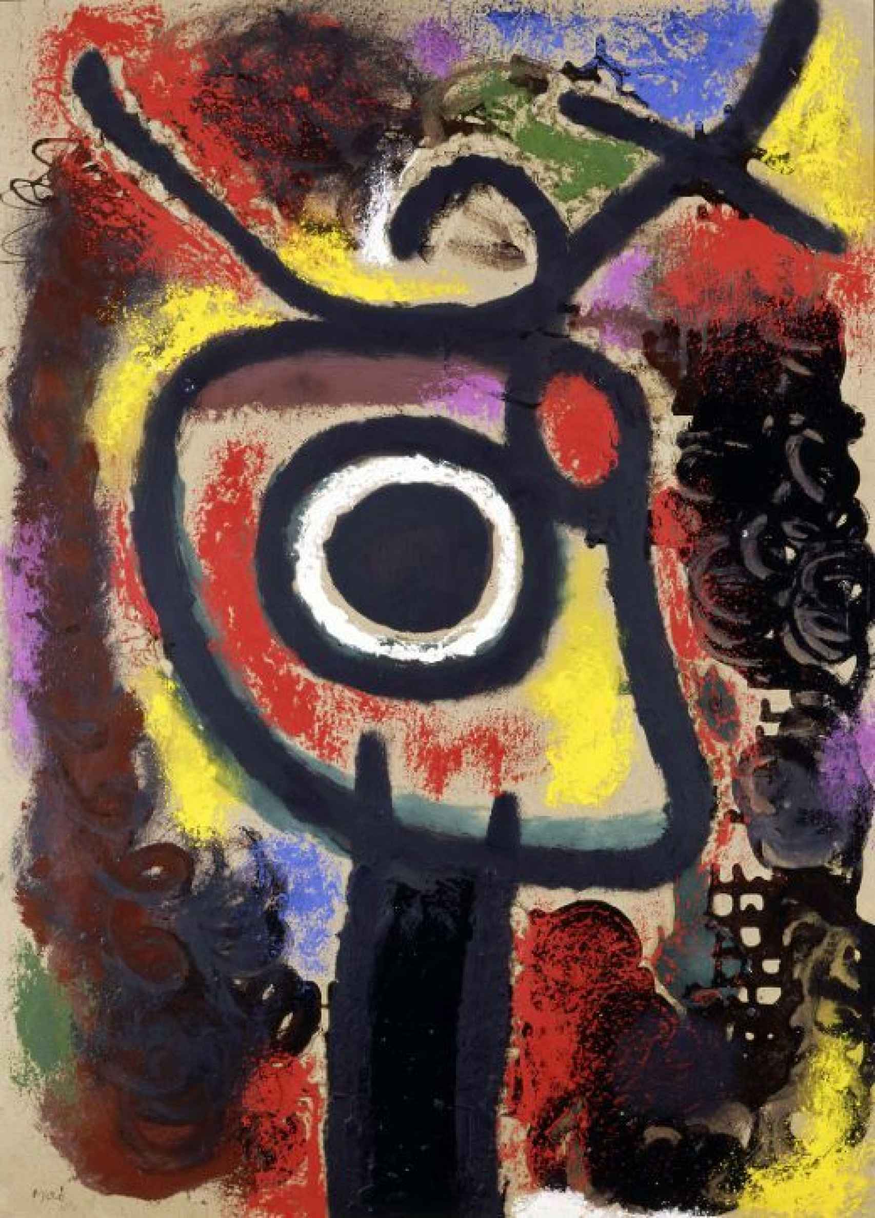 'Personnage et oiseau', obra de Joan Miró.