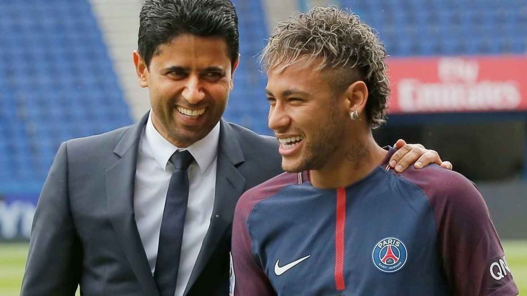 Al-Khelaïfi y Neymar