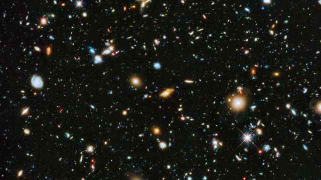 Imagen del universo capturada por el telescopio espacial Hubble.