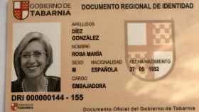 El carnet de embajadora de Tabarnia de Rosa Díez.