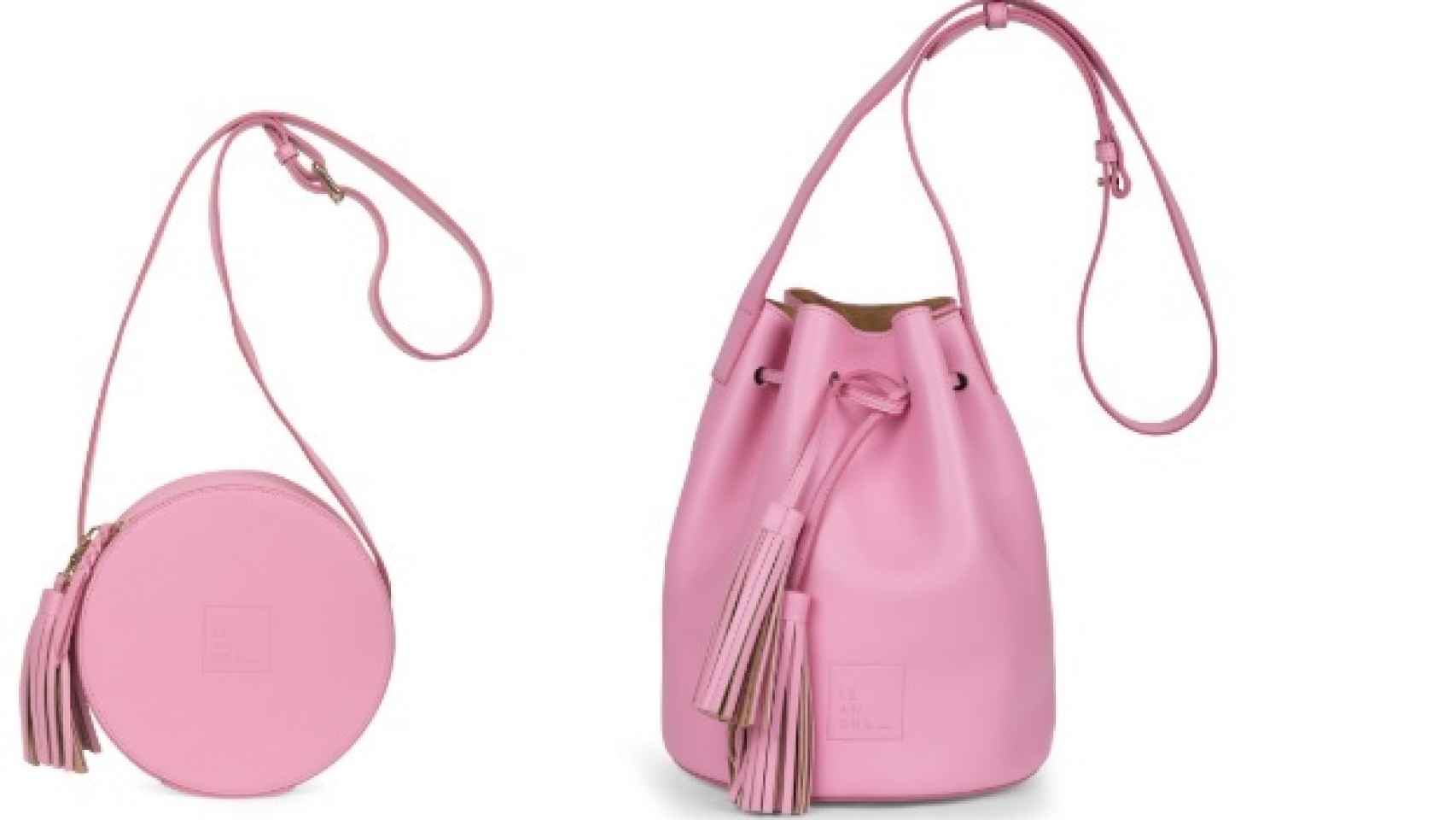 Bolsos en color rosa de la nueva colección de la marca Leandra