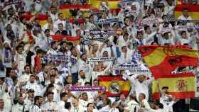 La grada fans del Real Madrid
