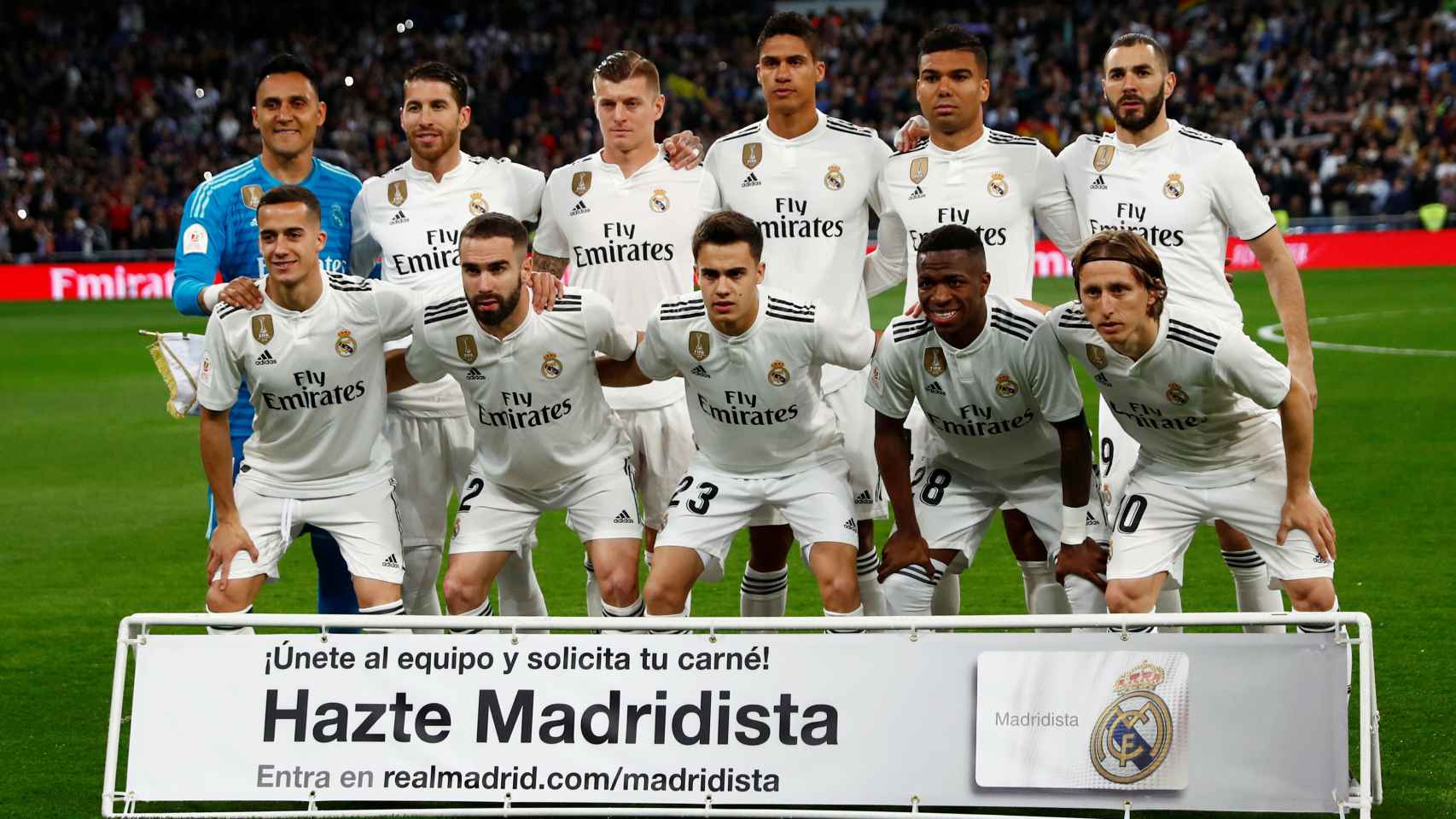 Los once titulares del Real Madrid en El Clásico de Copa del Rey
