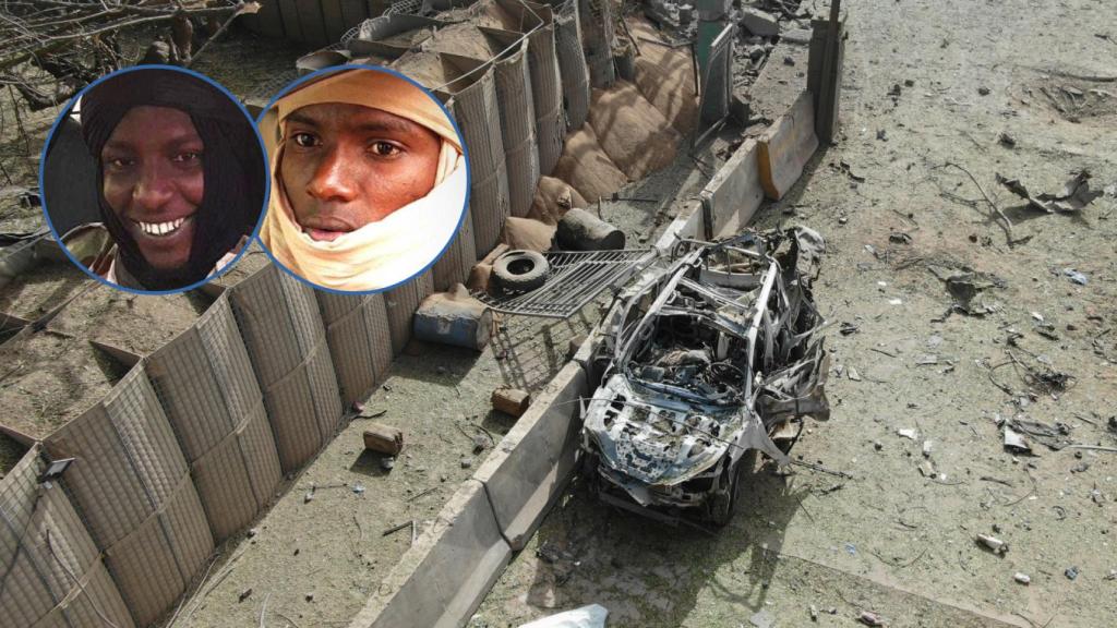 Zubair y Okasha, atacantes de Koulikoro, en imágenes difundidas por AQMI.