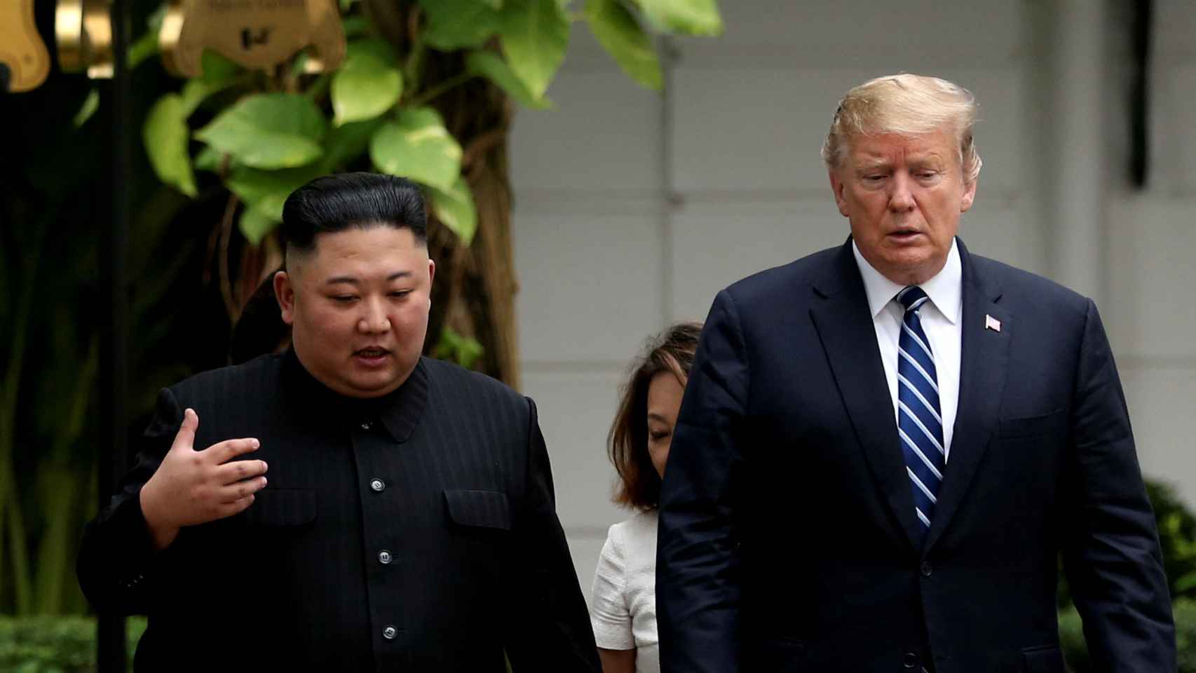 Kim Jong Un y Donald Trump.