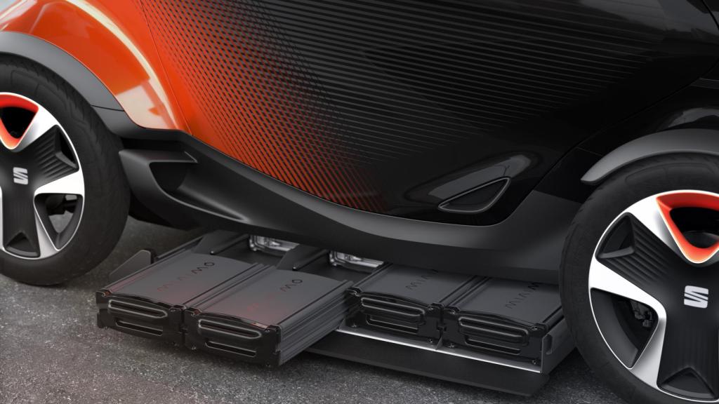 Baterías intercambiables del Seat Minimó