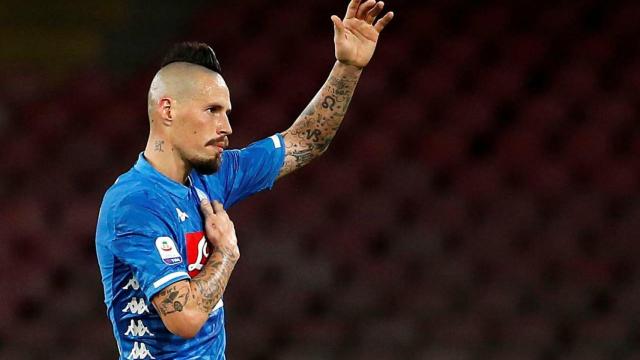 Hamsik, en el Nápoles